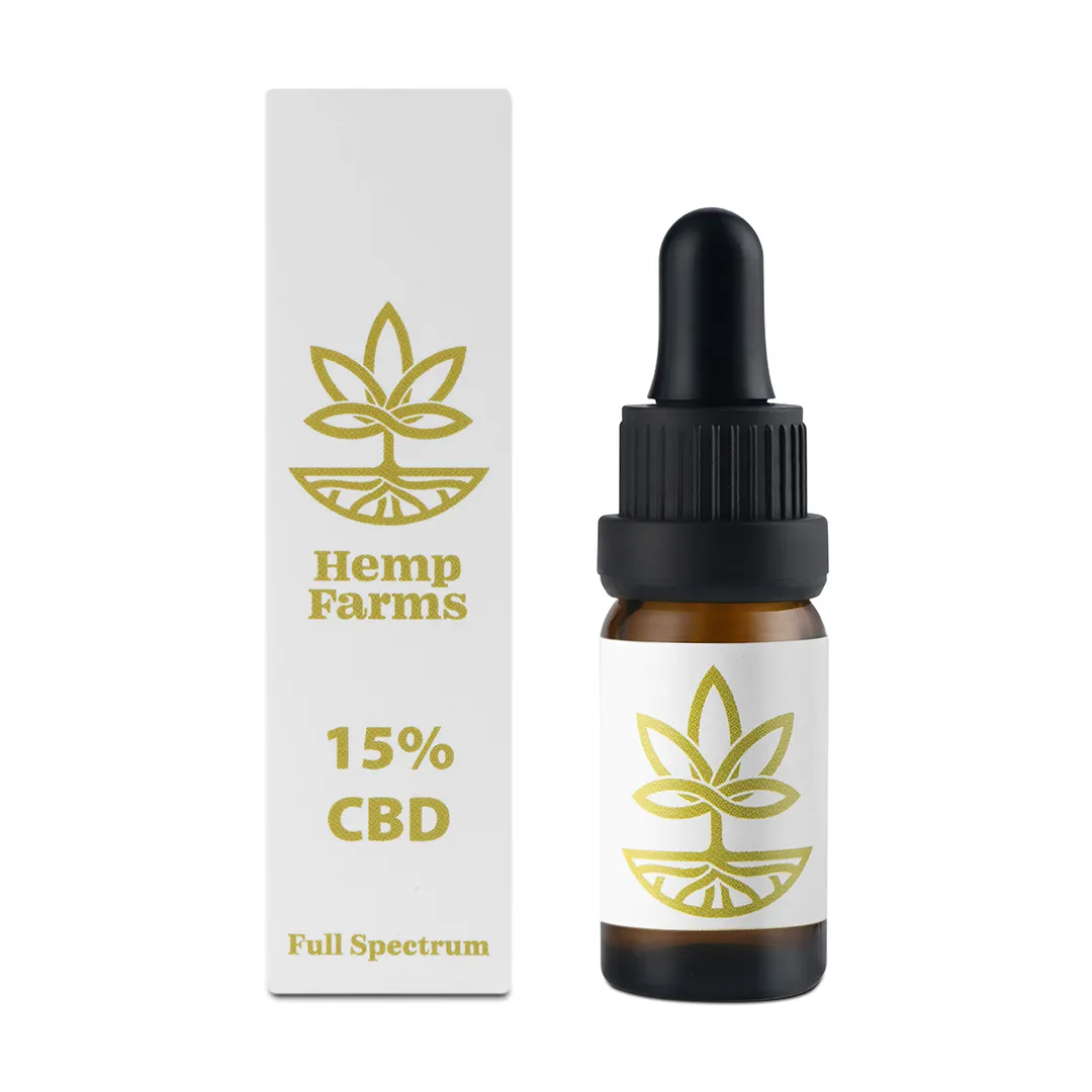 CBD Öl Hemp Farms CBD Oil 15% 10ml. Full Spectrum Spring Promo