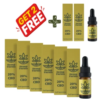 CBD Super Combo – 20% oleju x 6 sztuk (po 2000mg) Wiosenna promocja