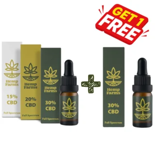 Olej CBD Combo Mix – 15% + 20% + 30%